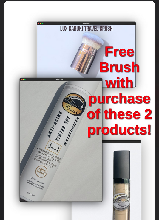3-IN-1 Face Moisturizer and Concealer + FREE BRUSH Glow Kit