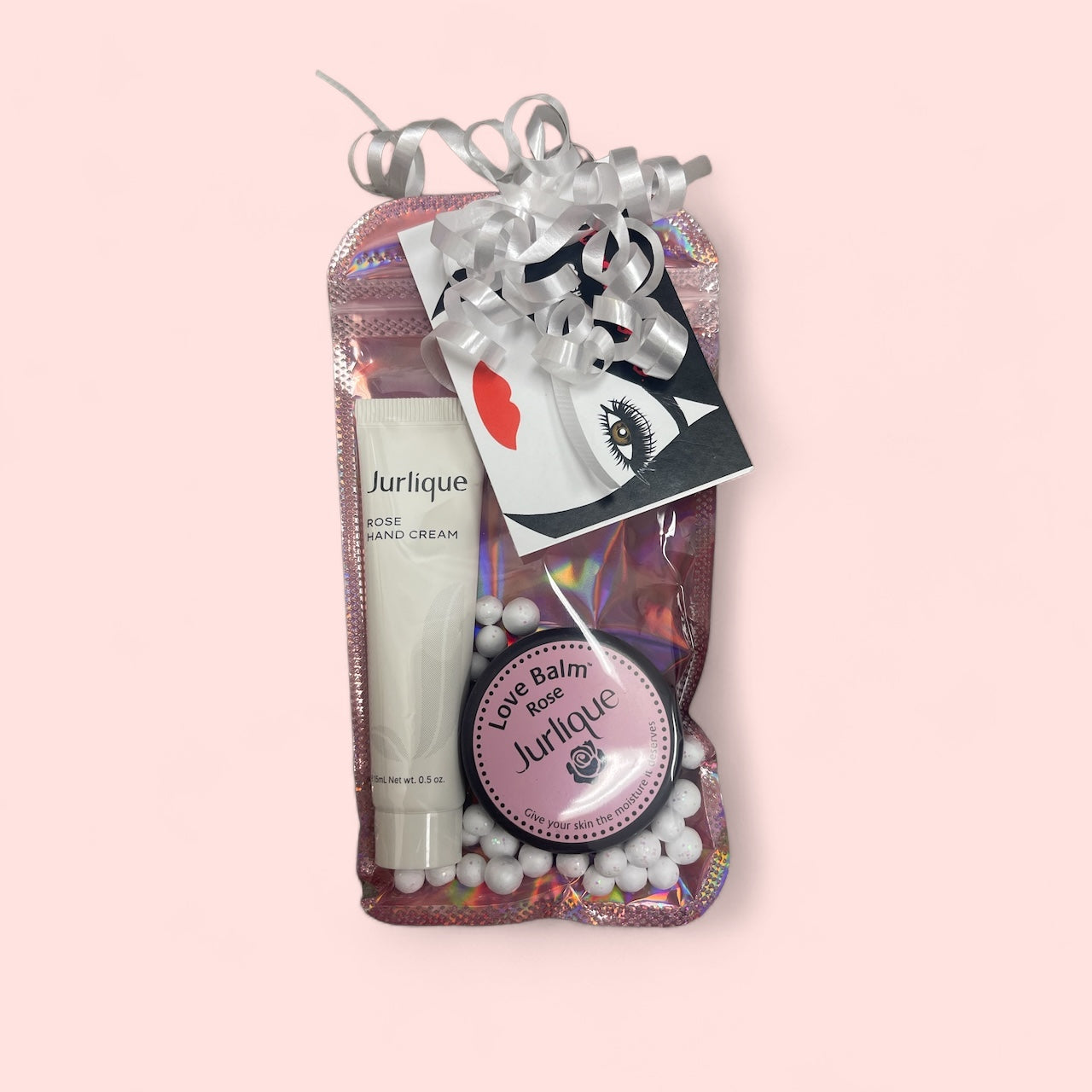 Rose Lip Balm + hand cream Gift Set (Wrapped & Ready)