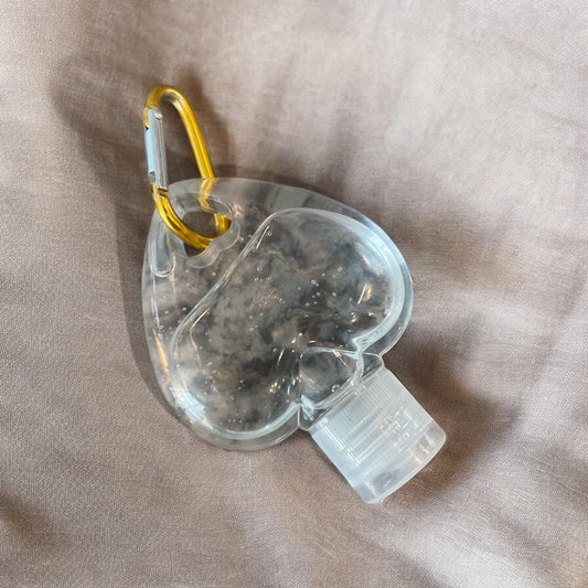 Heart Hand Sanitizer w/ Clip Large